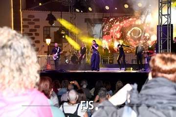 Concierto de la cantante grancanario Cristina Ramos en la plaza de San Juan/Francisco Javier Santana./Francisco Javier Santana.